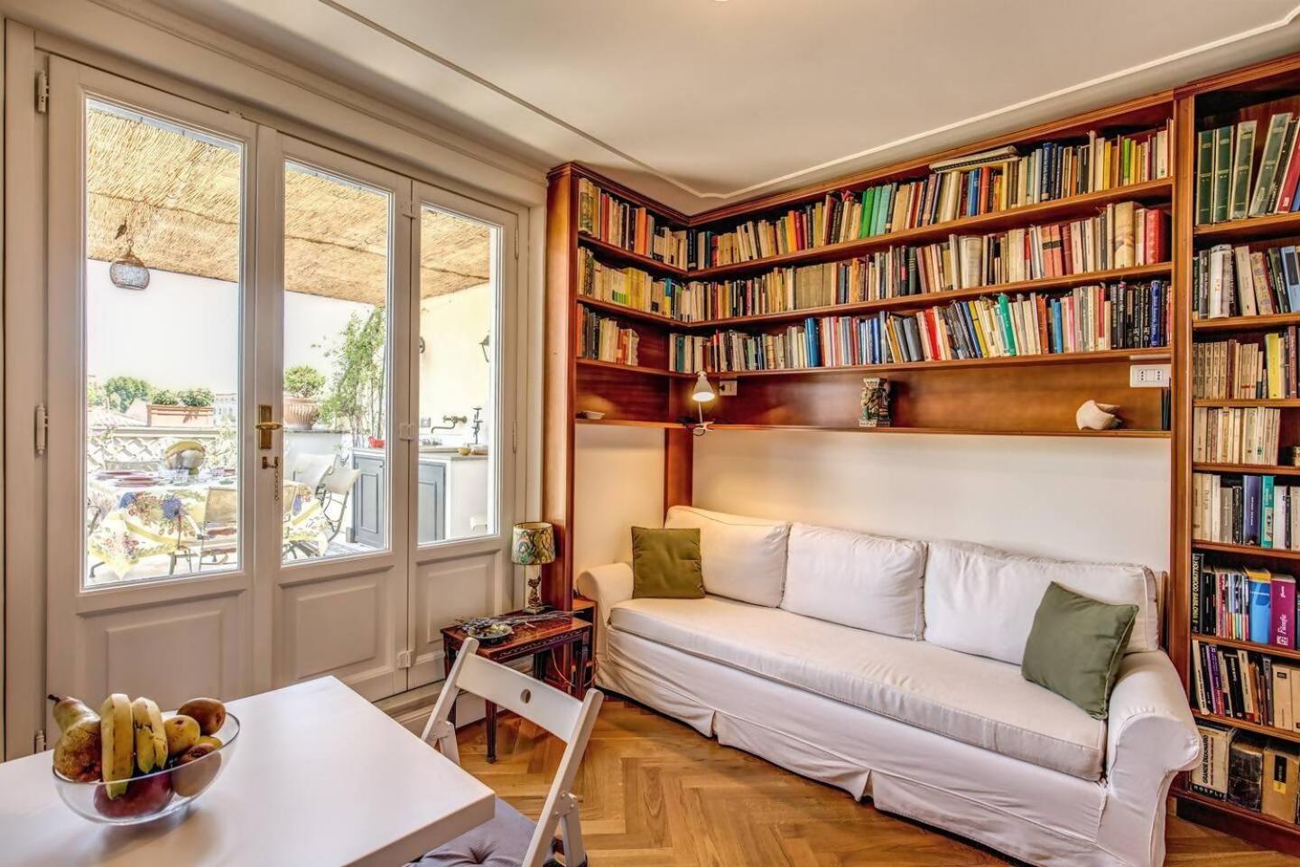 Attic With Terrace Overlooking St Peters Basilica Rom